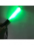 Baston Semnalizare Luminos Verde 37cm cu Lanterna LED Alba, Iluminare Intermitenta/Continua, Dirijare Circulatie, Constructii, Aeroporturi
