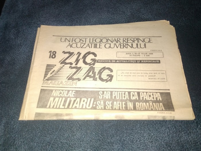 REVISTA ZIG ZAG NR 18 IULIE 1990