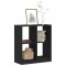 Gossi biblioteca, negru, 68,5x32x75 cm, lemn prelucrat