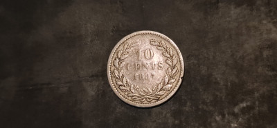 Olanda - 10 cents 1897 ag. foto