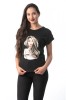 E294-1 Tricou cu maneca scurta si imprimeu colorat, M