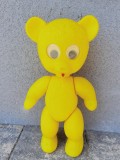 Ursuleț de plastic. Jucarie veche straina, ursulet de plastic. Urs de jucarie.