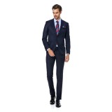 Costum barbati business slim bleumarin CT001, 50, 54