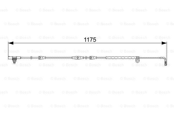 BOSCH 1 987 473 032 senzor de avertizare,uzura placute de frana