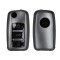 Husa Cheie Auto Kwmobile pentru Skoda/Seat 3 Butoane, Gri/Negru, Silicon, KWM000009SP018C
