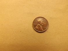 SUA 1 Cent 1952 D foto