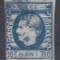 ROMANIA1869 LP 26 REGELE CAROL I CU FAVORITI VALOAREA 10 BANI ALBASTRU STAMPILAT