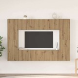 vidaXL Set comodă TV cu raft Pe perete 8 pcs stejar artizanal 60 x 30 x 30 cm
