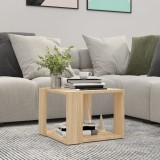 Masuta cafea Gossi, Stejar Sonoma, 40x40x30 cm, Lemn compozit, Living, Cafea