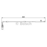Senzor de avertizare,uzura placute de frana BMW Seria 3 Cabriolet (E46) (2000 - 2007) BOSCH 1 987 474 943