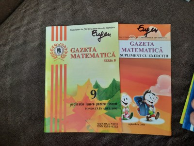 GAZETA MATEMATICA NR 9/2014- RF21/2 foto