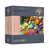 Cumpara ieftin Puzzle Trefl din lemn - Cocktailurile colorate, 501 piese