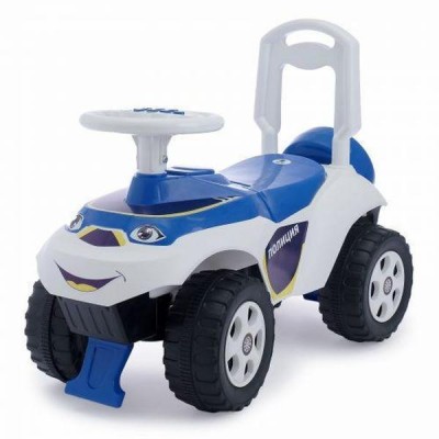 Masinuta de impins MyKids Music 0142/R/11 Alb Albastru GreatGoods Plaything foto