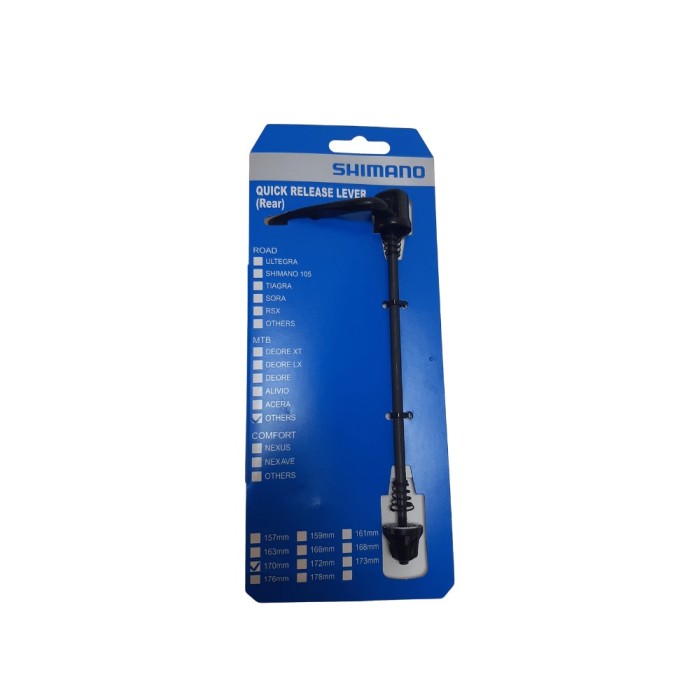 Ax eliberare rapida Shimano Y31U98020, 170 mm, cu accesorii Ultimate FactoryBikes