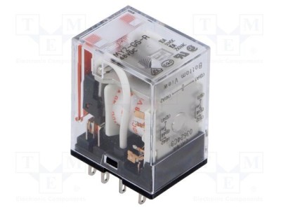 Releu electromagnetic industrial OMRON MY2 DPDT 48V DC 10A foto
