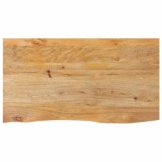 vidaXL Blat de masă contur organic 100x60x2,5 cm lemn masiv de mango 370454