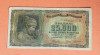 25000 Drahme 1943 Bancnota veche Grecia