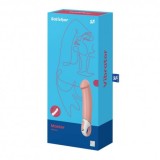 Vibrator Clitoris Satisfyer Master, Silicon, 23.5cm, Reincarcabil USB, 12 Functii, Rezistent Apa