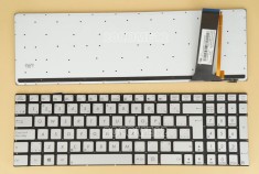 Tastatura Laptop Asus N56V iluminata layout CA (canadian) foto