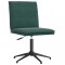 vidaXL Scaun de bucătărie, verde &icirc;nchis, catifea 4101269