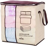 Cutie Textila, pentru Depozitarea si Transportul Hainelor si a Materialelor Textile cu Maner, 46 x 47 x 30 cm, CBD CORAL BEST DEALS Maro 47 cm 1 29 l
