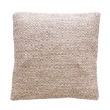 Cumpara ieftin Perna decorativa bumbac maro alb Jordi 60 x 60 cm