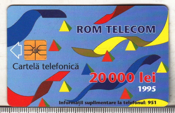 bnk card Cartela telefonica de colectie - P-05b 1995 20000 lei - Abstracta