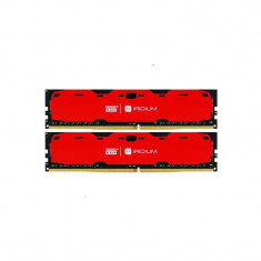 Memorie Goodram IRDM Red 8GB DDR4 2400MHz CL15 Dual Channel Kit foto