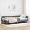 vidaXL Cadru de pat colțar Altele cu headboard Gri &icirc;nchis 90 x 200 cm 42016118
