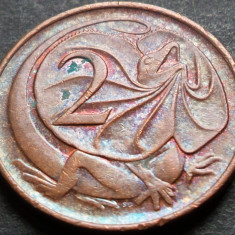 Moneda 2 CENTI - AUSTRALIA, anul 1966 *cod 3911 - patina naturala