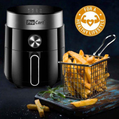 Friteuza cu aer cald airfryer 1200 w, capacitate 2.5 l, display digital led, procart MultiMark GlobalProd