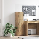 vidaXL Buffet din Stejar Artizanal Stejar artizanal Lemn ingineresc Mare