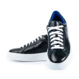 Sneakers barbati iguana verde din piele SK19