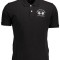 La Martina Tricou polo barbati, cu imprimeu, Regular Fit, Negru, S
