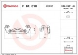 Suport etrier fata stg/dr BREMBO FBK010