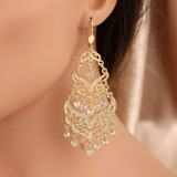 Cercei Arabina Aurii Eleganti Set Ocazie din Aliaj Metalic