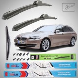 Cumpara ieftin Ștergătoare BMW Seria 5 F11 (2010&ndash;2013) | Set Complet &ndash; TeamCar&reg;