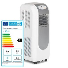 Aer conditionat portabil Trotec PAC 2000E, Capacitate 7.200 Btu, Debit 330mc/ora, Telecomanda, Display, Pentru 26mp foto