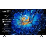 Televizor MiniLed TCL 75C6KS, 189 cm, Smart Google TV, 4K Ultra HD, Clasa E (Model 2025)