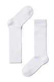 Șosete lungi 3/4 copii cu model, Conte Miss 026 - Alb, 24-26 (16)