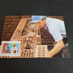 Carte Postala Maxima Austria 1989 Constructii Necirculata foto