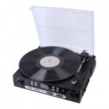 Pick-up AKAI ATT-15C, Bluetooth, Radio, Casetofon, USB, Negru