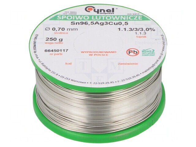 S&acirc;rmă de Lipit fără Plumb 700um 250g