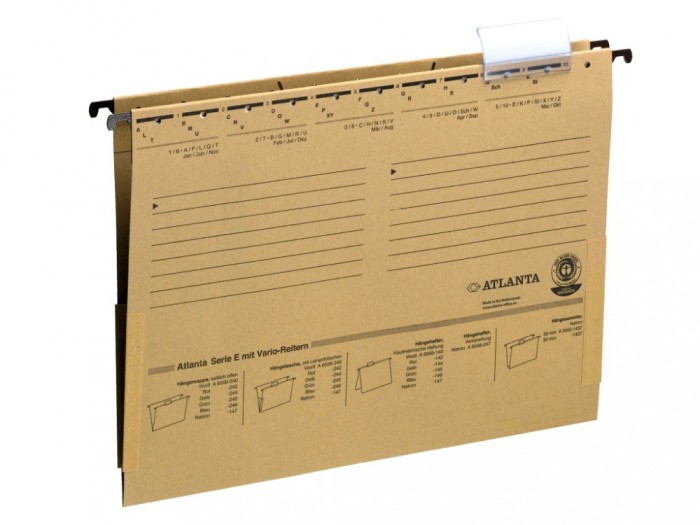 Dosar suspendat din carton kraft cu protectie laterala Jalema Serie E