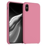 Husa pentru Apple iPhone X / iPhone XS, Silicon, Roz, 42495.212, Carcasa, Kwmobile