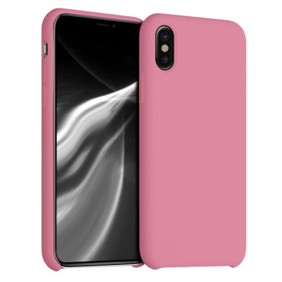 Husa pentru Apple iPhone X / iPhone XS, Silicon, Roz, 42495.212 foto