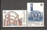 Andorra Spaniola.1987 EUROPA-Arhitectura moderna SE.674, Nestampilat