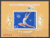 ROMANIA 1984 LP 1106 A XXIII-a EDITIE J.O.VARA LOS ANGELES 1984 COLITA NEDANTELATA MNH, Nestampilat