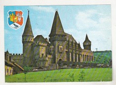 bnk cp Hunedoara - Castelul Corvinestilor - circulata - marca fixa