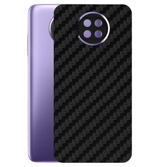 Set Folii Skin Acoperire 360 Compatibile cu Xiaomi Redmi Note 9T - ApcGsm Wraps Carbon Black